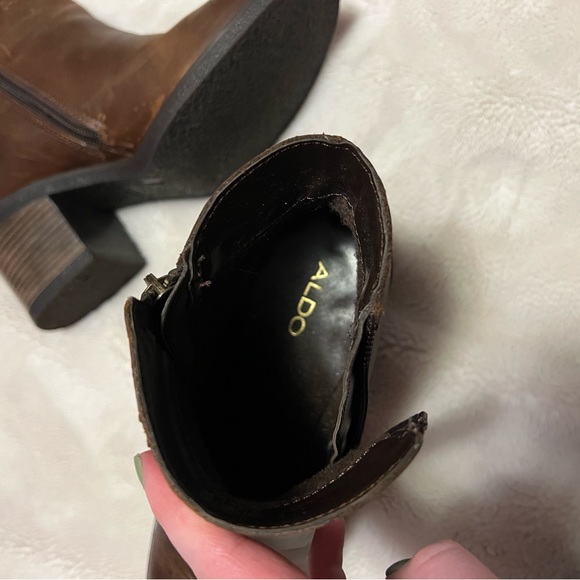 Aldo Etelilla boot in brown women’s size 8 - Picture 11 of 15